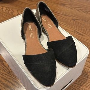 Tom’s flats. Worn once.